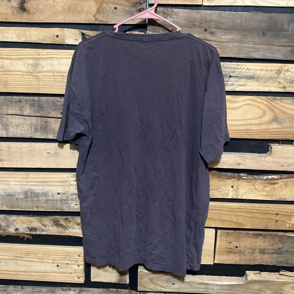 Vintage Men’s True Religion Brown‎ Eagle Graphic Print Crewneck T-shirt size XL